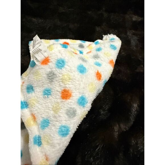 Wiggles Baby Duck Security Blanket 12x12 Multi-color PolkaDot Soft  lovey - Picture 3 of 3
